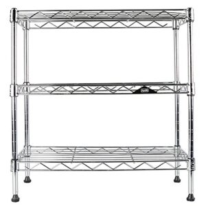 Apollo Hardware Chrome 3-Shelf Wire Shelving 7.5"x17.5"x16.5"