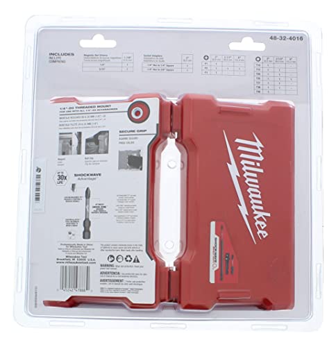 Milwaukee 48-32-4016 Automotive Shockwave Kit 22 Piece Automotive Impact Driver Bit Set