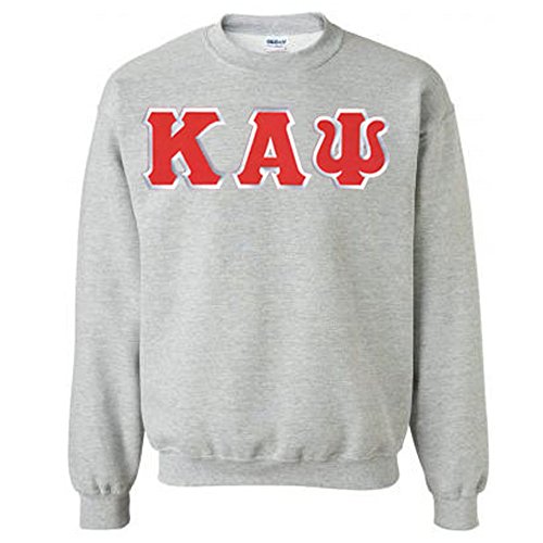 Kappa Alpha Psi Lettered Crewneck 4X-Large Sports Grey