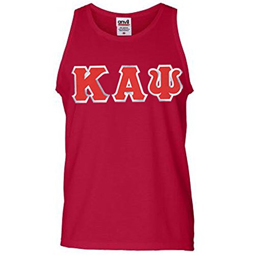 Kappa Alpha Psi Lettered Tank Top X-Large Red