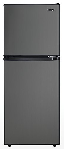 Danby DCR047A1BBSL 4.7 Cu.Ft. Compact Refrigerator, Energy Star Rated Mini Fridge with Auto Defrost and Mechanical Thermostat, Ideal for Apartments, Dorms, Trailers, Cottages, and Condos