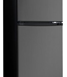 Danby DCR047A1BBSL 4.7 Cu.Ft. Compact Refrigerator, Energy Star Rated Mini Fridge with Auto Defrost and Mechanical Thermostat, Ideal for Apartments, Dorms, Trailers, Cottages, and Condos