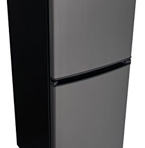 Danby DCR047A1BBSL 4.7 Cu.Ft. Compact Refrigerator, Energy Star Rated Mini Fridge with Auto Defrost and Mechanical Thermostat, Ideal for Apartments, Dorms, Trailers, Cottages, and Condos