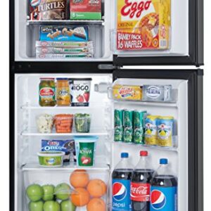 Danby DCR047A1BBSL 4.7 Cu.Ft. Compact Refrigerator, Energy Star Rated Mini Fridge with Auto Defrost and Mechanical Thermostat, Ideal for Apartments, Dorms, Trailers, Cottages, and Condos