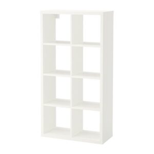 ikea billy flysta shelving shelf unit white bundle with feltectors 392.177.44