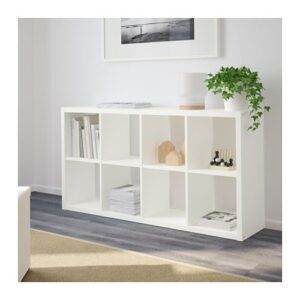 Ikea Billy FLYSTA Shelving Shelf Unit White Bundle with Feltectors 392.177.44