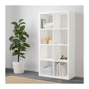 Ikea Billy FLYSTA Shelving Shelf Unit White Bundle with Feltectors 392.177.44