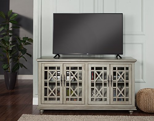 Martin Svensson Home Marche 63" TV Stand, Antique Silver