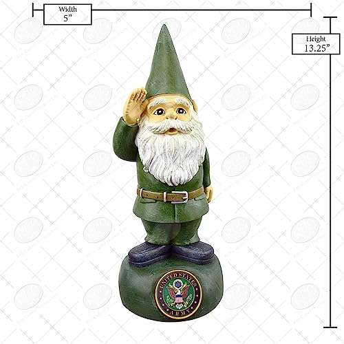 Red Carpet Studios 35161 Military Garden Gnome, United States Army