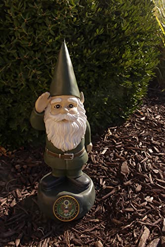 Red Carpet Studios 35161 Military Garden Gnome, United States Army