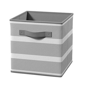 closetmaid 3256 cubeicals fabric drawer, gray stripe