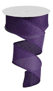 expressions solid wired edge ribbon (1.5", purple) - 10 yards : rg121123