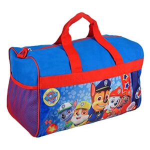 Nickelodeon Paw Patrol Polyester Duffle Bag Kids, Blue, Large