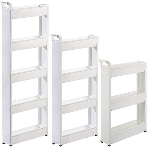 Miles Kimball Slim Storage Cart 4 Tier