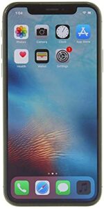 apple iphone x, 256gb, space gray - for gsm (renewed)