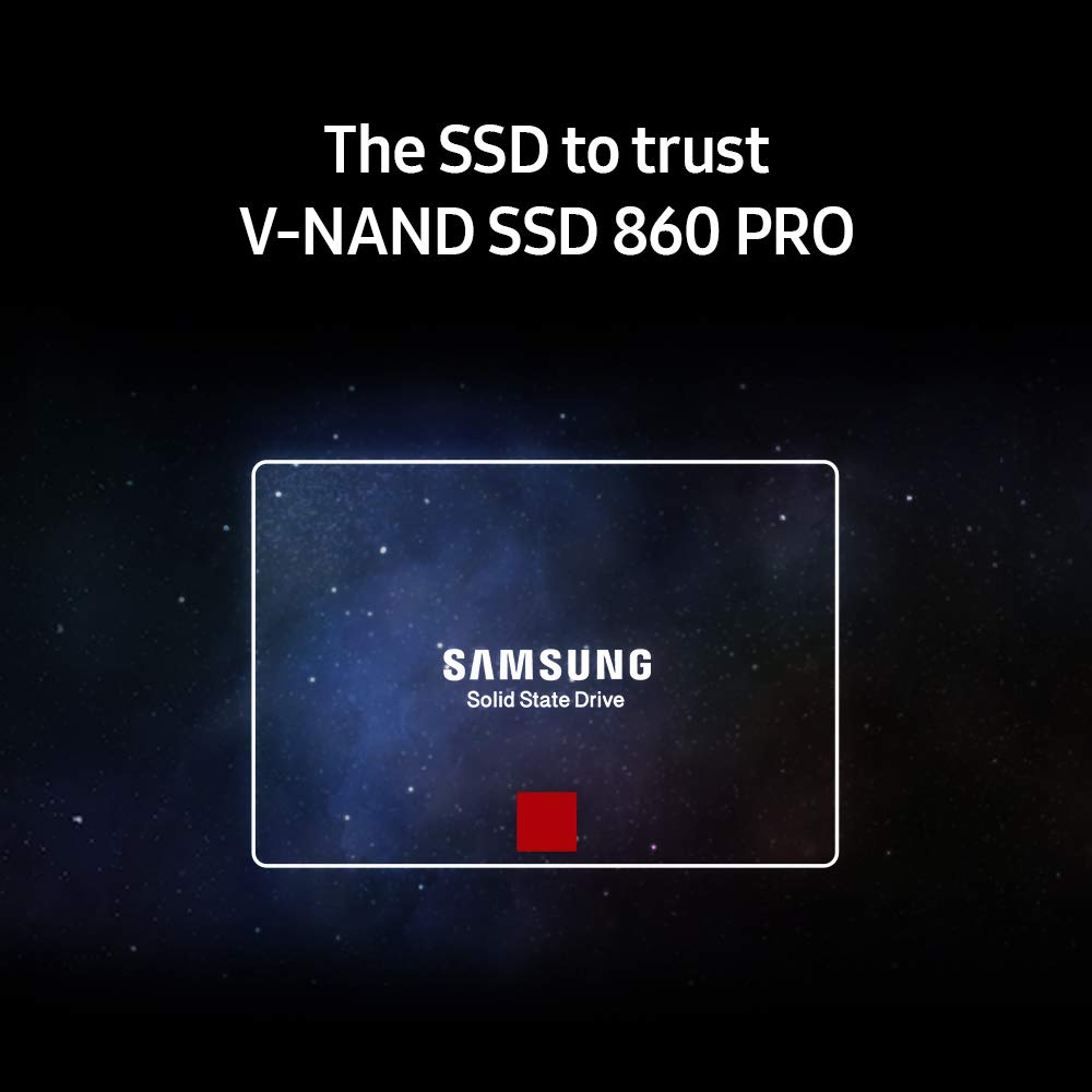 Samsung SSD 860 PRO 2TB 2.5 Inch SATA III Internal SSD (MZ-76P2T0BW)