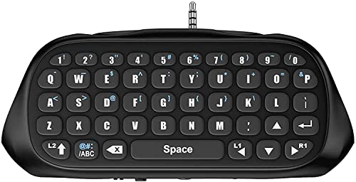 Prodico PS4 Keyboard 2.4G Wireless Chatpad for PS4 Controller Update Version