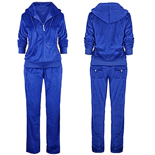 Facitisu Womens 2 Piece Outfits Sweatsuits Zip-up Hoodie Casual Jogger Tracksuit Set with Pockets