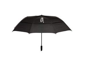 titleist players folding golf umbrella , black, 58"