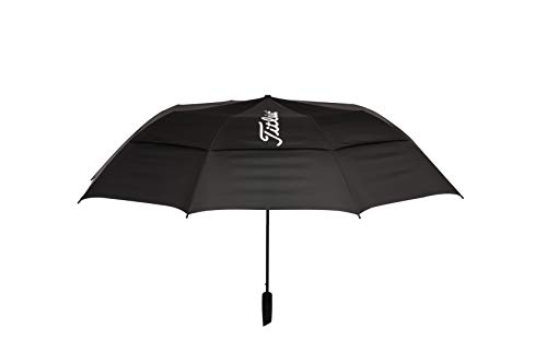 Titleist Players Folding Golf Umbrella , Black, 58"