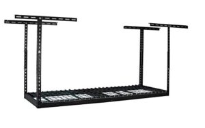 monsterrax - 2x6 overhead storage rack (hammertone, 18"-33" ceiling drop down)
