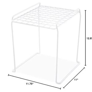 Whitmor Tall Stacking Shelf 12.88" White