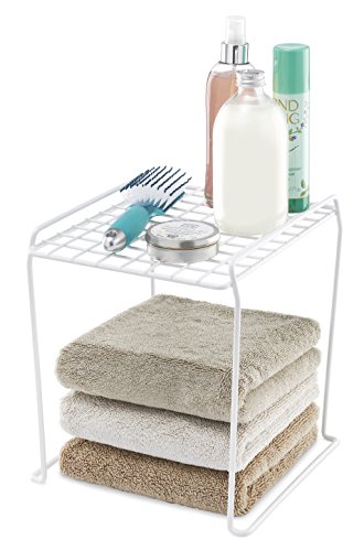 Whitmor Tall Stacking Shelf 12.88" White