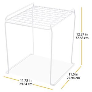 Whitmor Tall Stacking Shelf 12.88" White