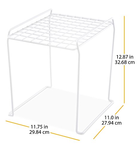 Whitmor Tall Stacking Shelf 12.88" White