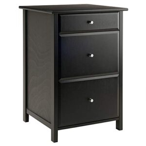 winsome delta file cabinet black home office