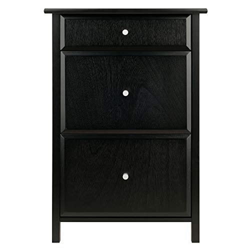 Winsome Delta File Cabinet Black Home Office