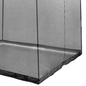 Z-Shade Bug Screen 10 x 10 Foot Instant Gazebo Screenroom Only, Black(for Parts)