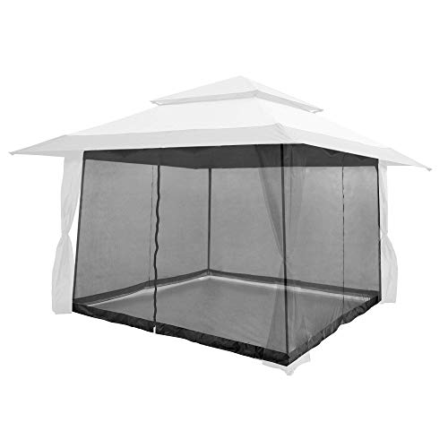 Z-Shade Bug Screen 10 x 10 Foot Instant Gazebo Screenroom Only, Black(for Parts)
