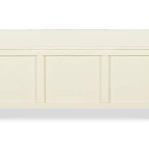 Linon Micah White Storage Bench