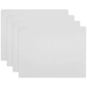 professional white cutting board mat 4 pack set, nsf certified, 24 x 18 inch extra large