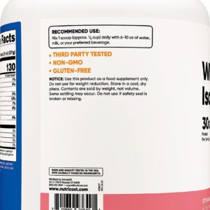 Nutricost Whey Protein Isolate (Strawberry Milkshake) 5LBS