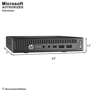 HP 600 G2 Micro Computer Mini Tower PC (Intel Quad Core i5-6500T, 16GB DDR4 RAM, 256GB SSD, Win 10 Pro (Renewed)