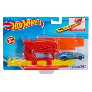 Hot Wheels FVM09 Pocket Launcher Playset with Car, Multicoloured