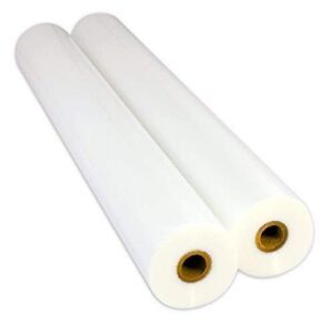 signature thermal roll laminating film - 3 mil 25 x 250' - clear glossy - 1 core - qty: 2 rolls