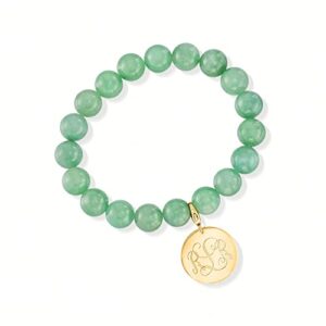 Ross-Simons Jade Bead Stretch Bracelet