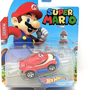 Hot Wheels Super Mario Character Cars Mario Vehicle 1/7
