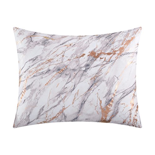 pop shop Marble Comforter Set, Full/Queen, Rose Gold