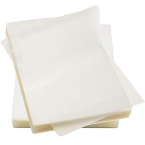 immuson thermal laminating pouches 8.9 x 11.4, 3mil thickness, crystal clear finish, 200 pack