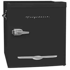 Frigidaire CUREFR176BK 1.6 Cubic-ft Retro Compact Refrigerator, Medium, BLACK