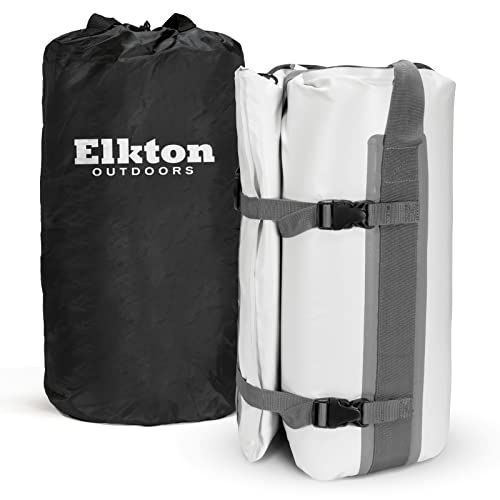 Elkton Outdoors Insulated Fish Cooler Bag Leakproof Fish Kill Bag 60x20in Fish Cooler with Easy Grip Carry Handles for Outdoor Travel 60 Liter