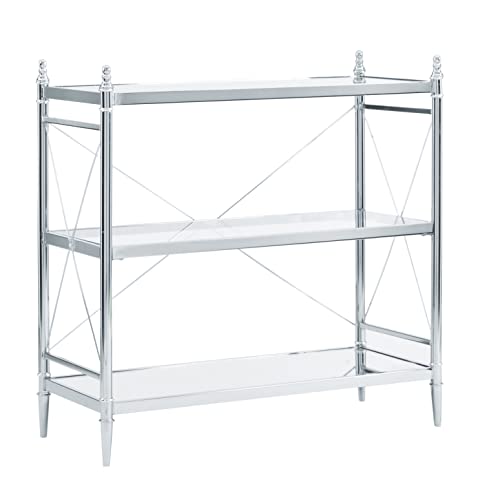 Linon Console Chrome