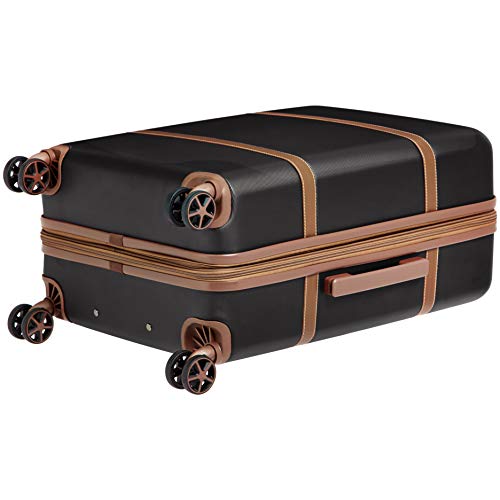 Amazon Basics Vienna Spinner Suitcase Luggage - Expandable with Wheels - 26.7 Inch, Black