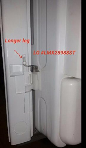 Refrigerator Door Spring For LG MHY62044103 Compatible With LSMX211ST LMX25986SW LMX25986SB 71092 71093 71099 72032 72033 7203 Counter Clockwise Wound Door Repair French Heavy Duty Steel