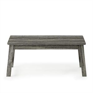 Furinno Beginning Coffee Table, French Oak Grey , 19.45D x 35.59W x 15.63H in