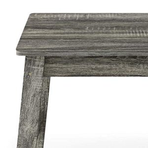 Furinno Beginning Coffee Table, French Oak Grey , 19.45D x 35.59W x 15.63H in